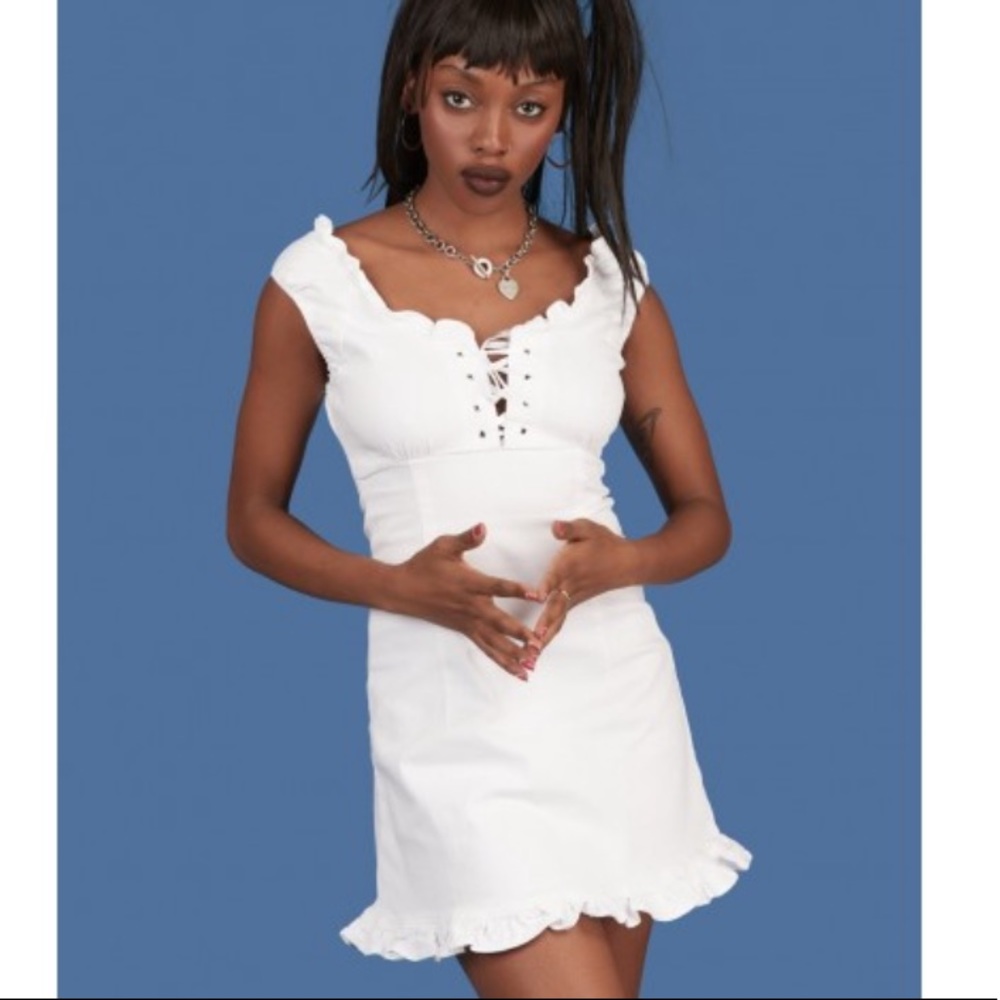 White Miordi Babydoll Dress ✨